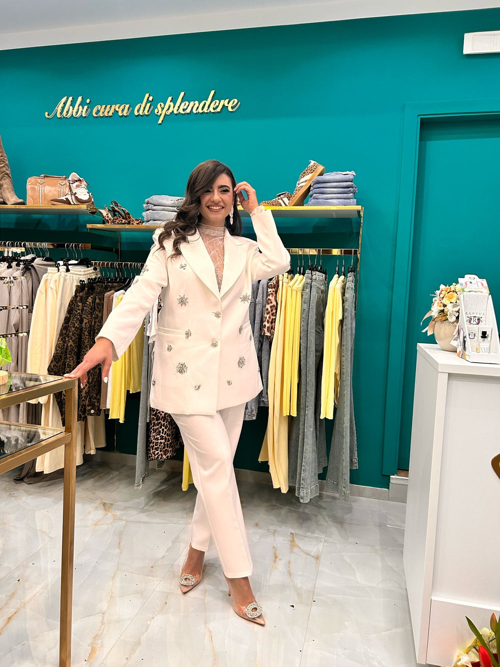 Pantalone Bianco classico
