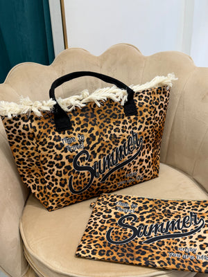 Borsello Summer Leopardato