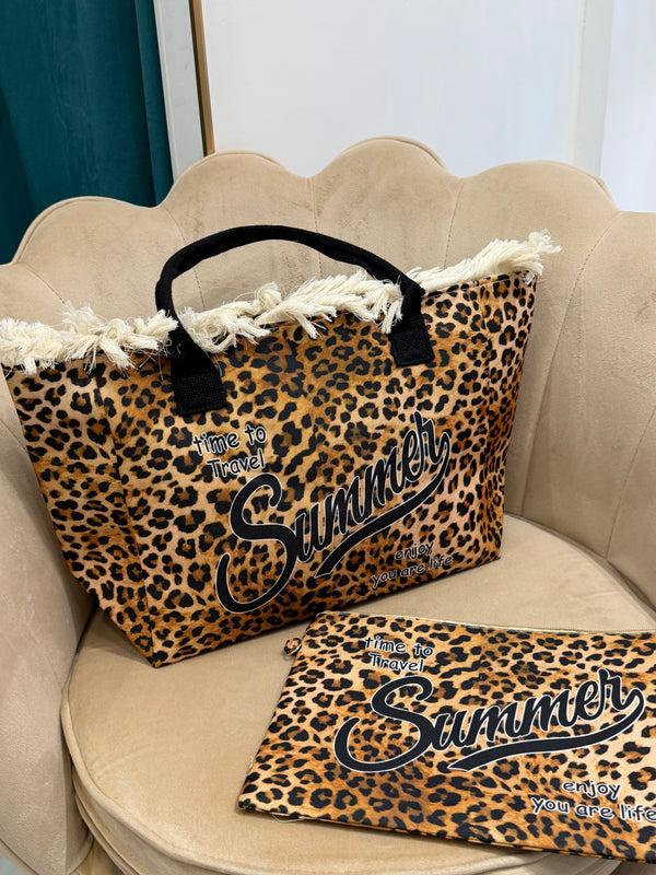 Borsello Summer Leopardato