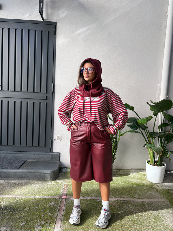 Maglia Las Vegas Grigia e Bordeaux