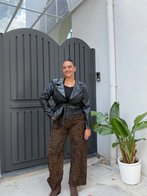 Jeans Ballon Leopard