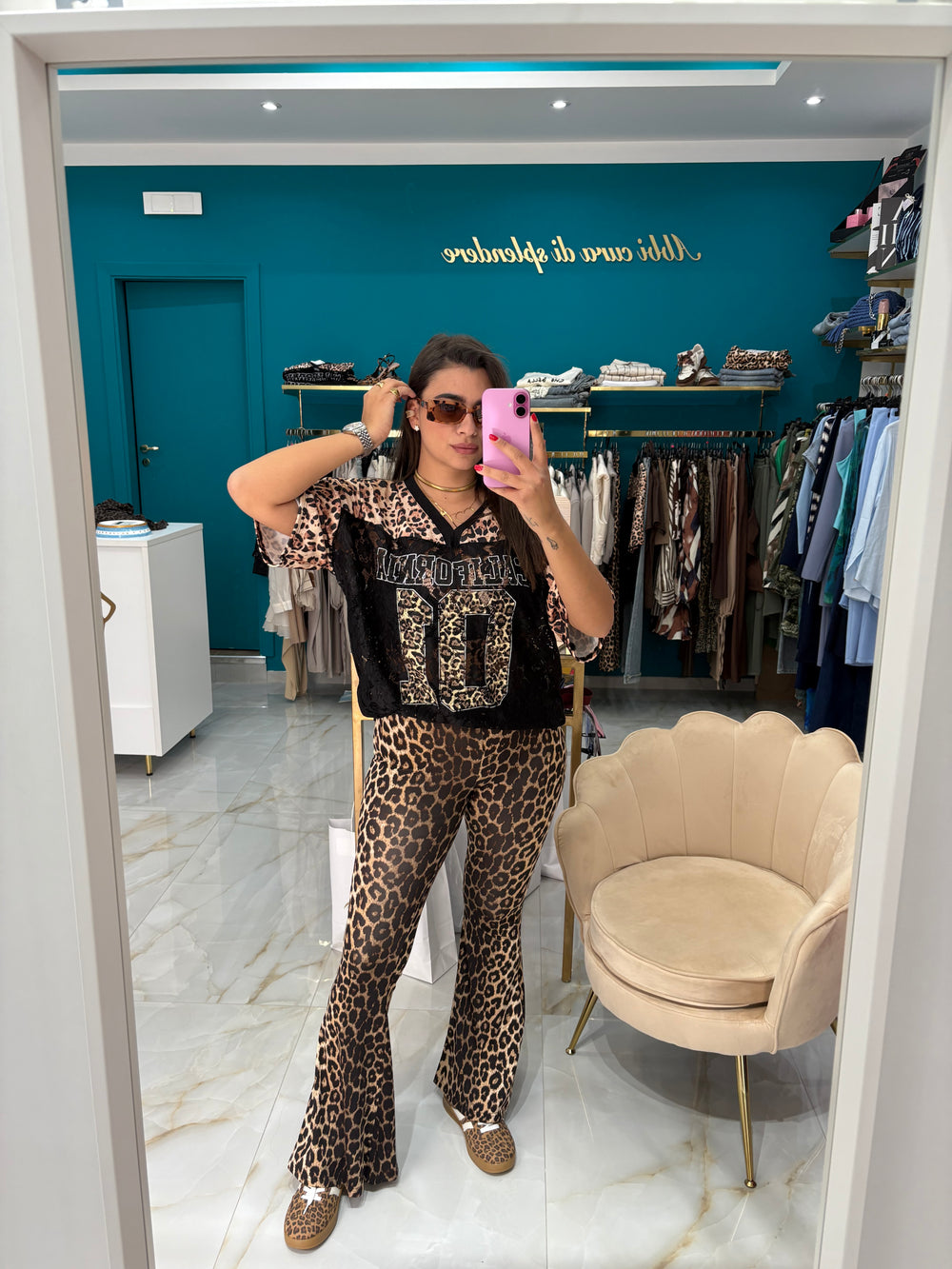 Panta Leggins Leopardato