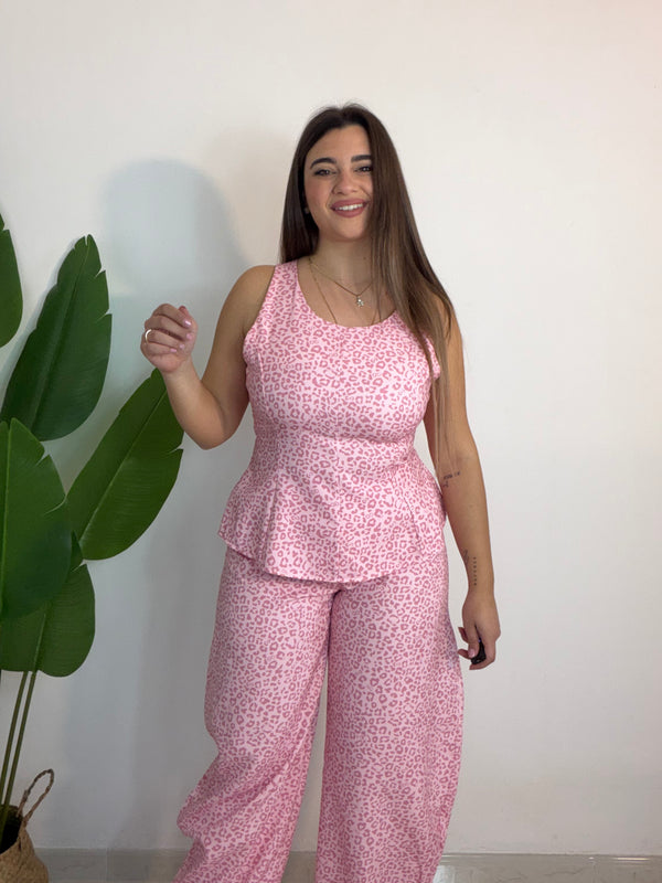 Coordinato Pink Leopard