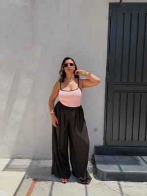 Body rosa e Marrone