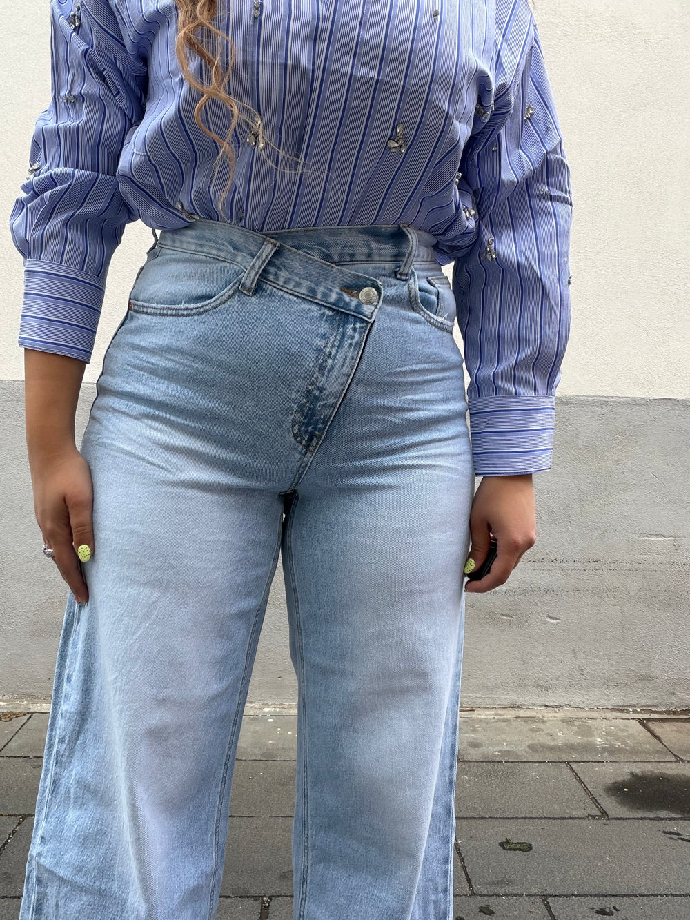 Jeans Trasvers Chiaro