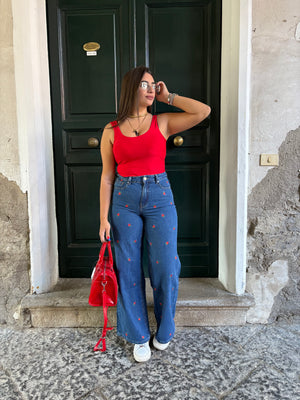 Jeans strawberry