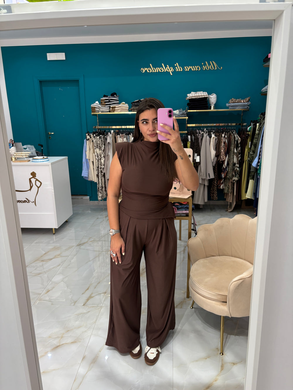Coordinato Monaco Marrone