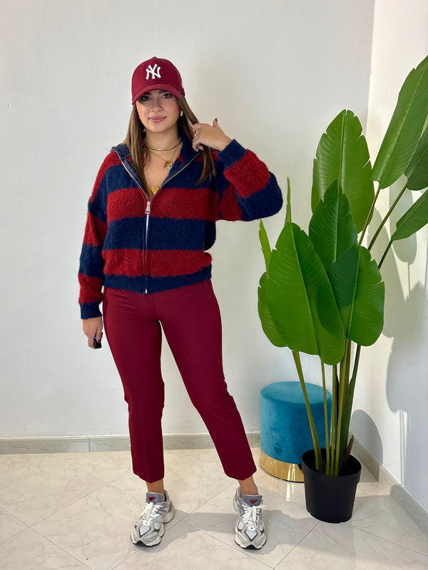 Pantalone Modello Zara Bordeaux