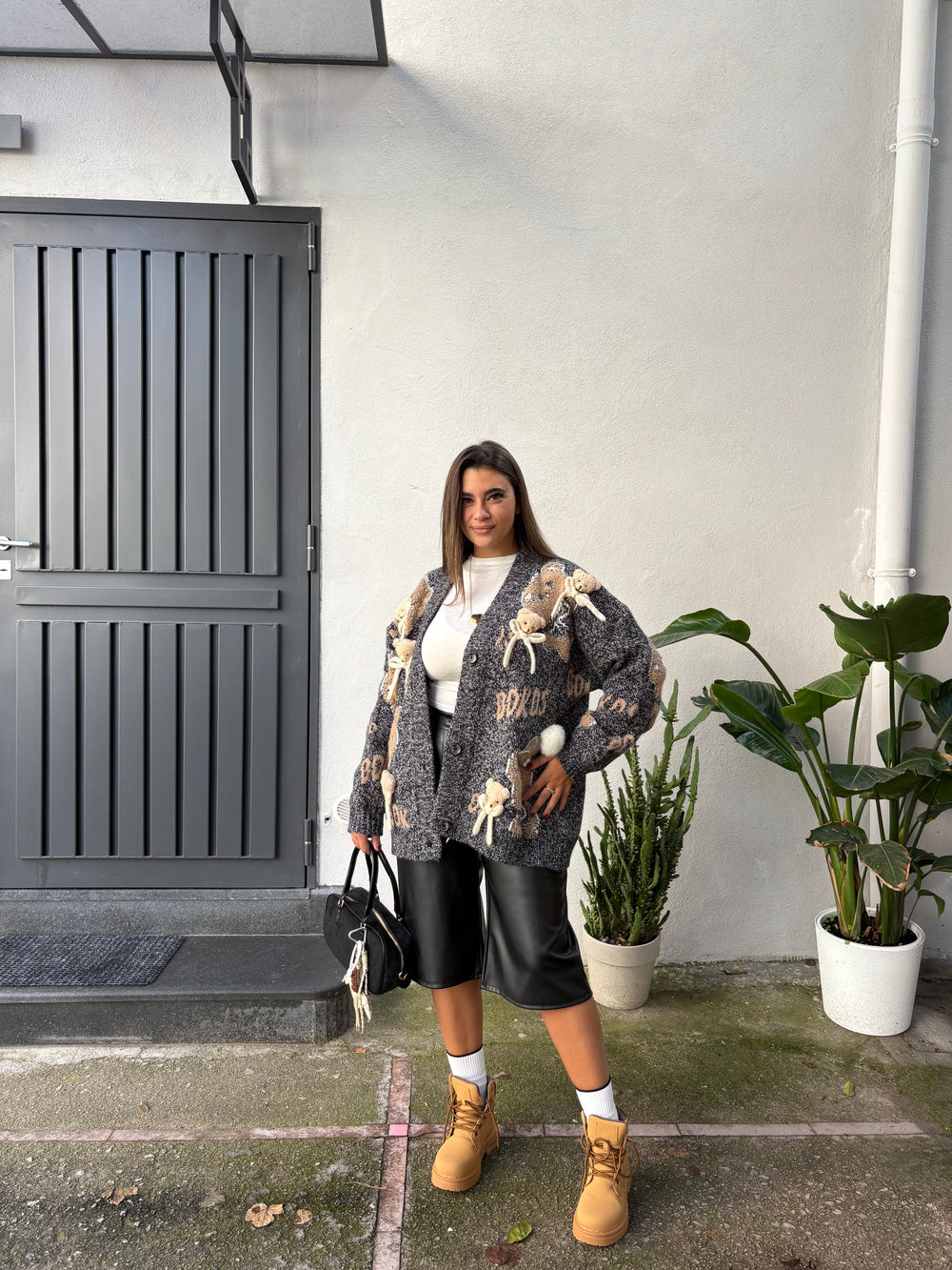 Bermuda Ecopelle Nero