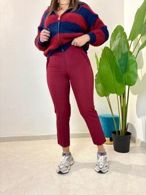 Pantalone Modello Zara Bordeaux