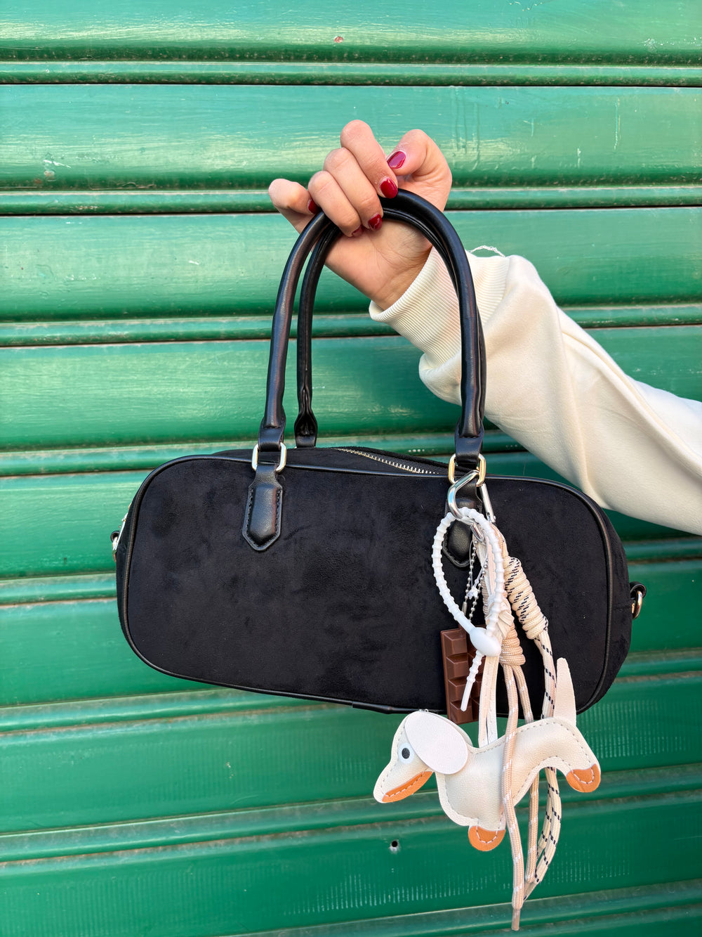 Charm Bag Bassotto Beige