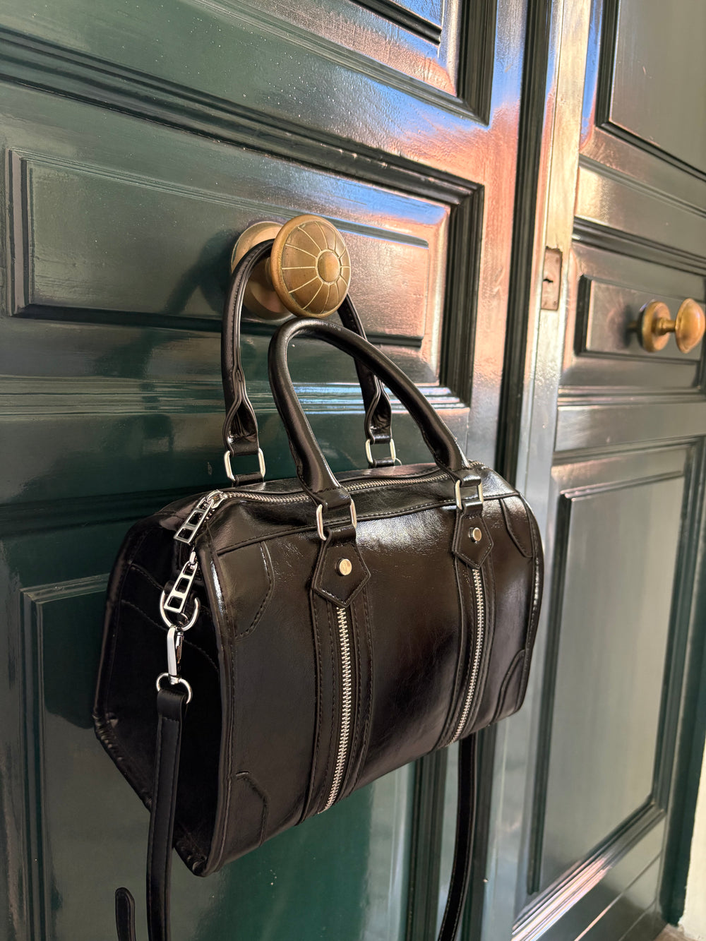 Bauletto Nero vernice