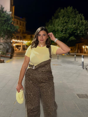 T-shirt Basic gialla
