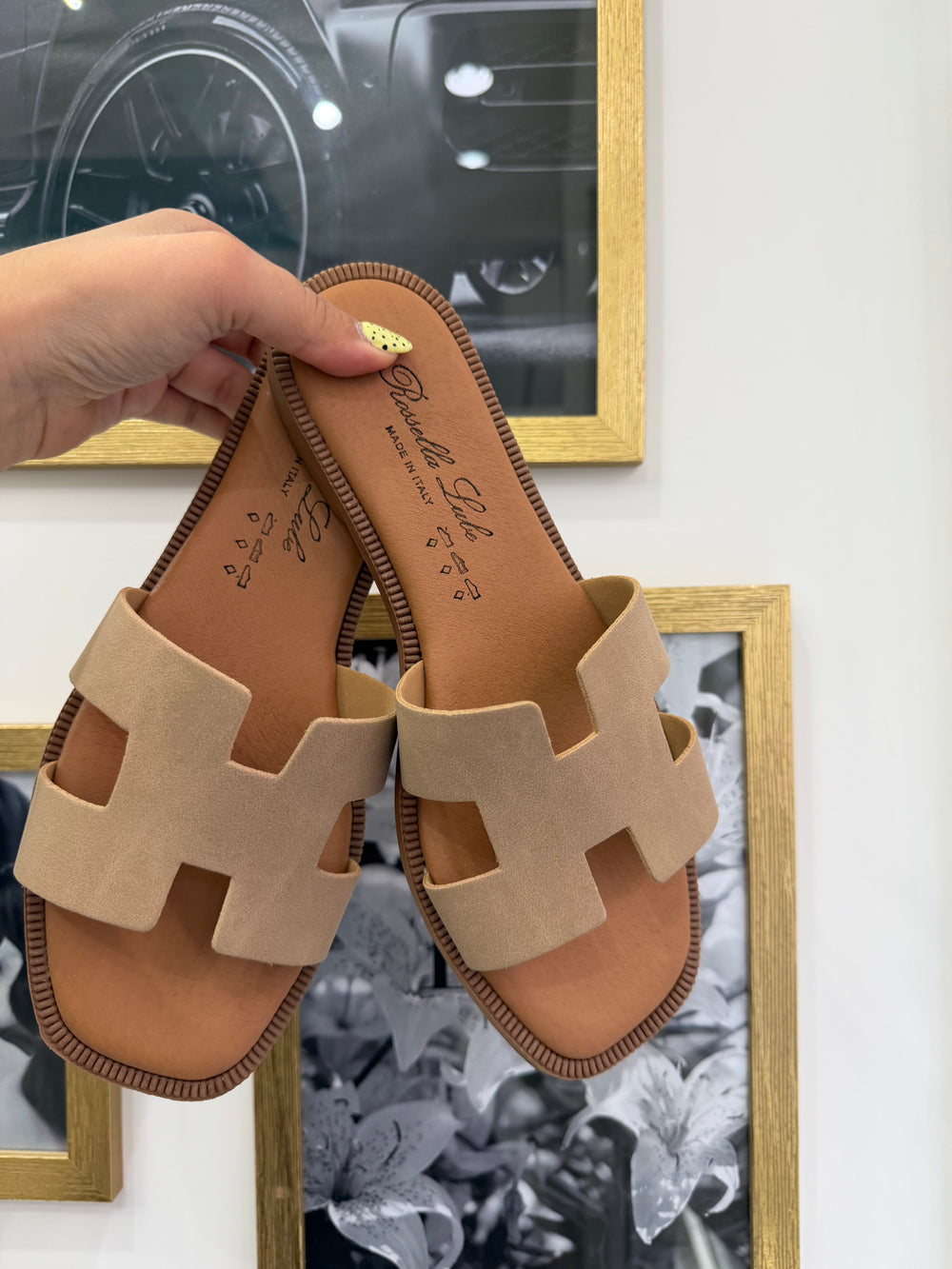 PRE ORDINE 4/5 GG Ciabattina Summer Beige