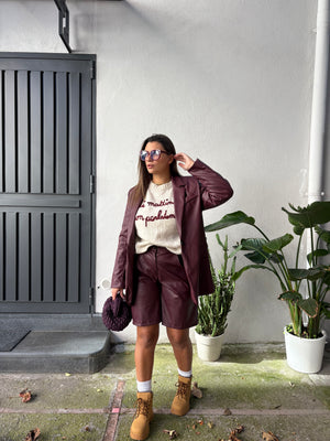 Coordinato Ambra Bordeaux