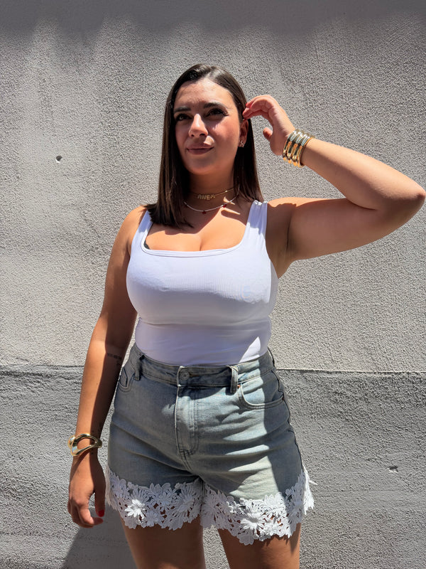 Pantaloncino Ricamo