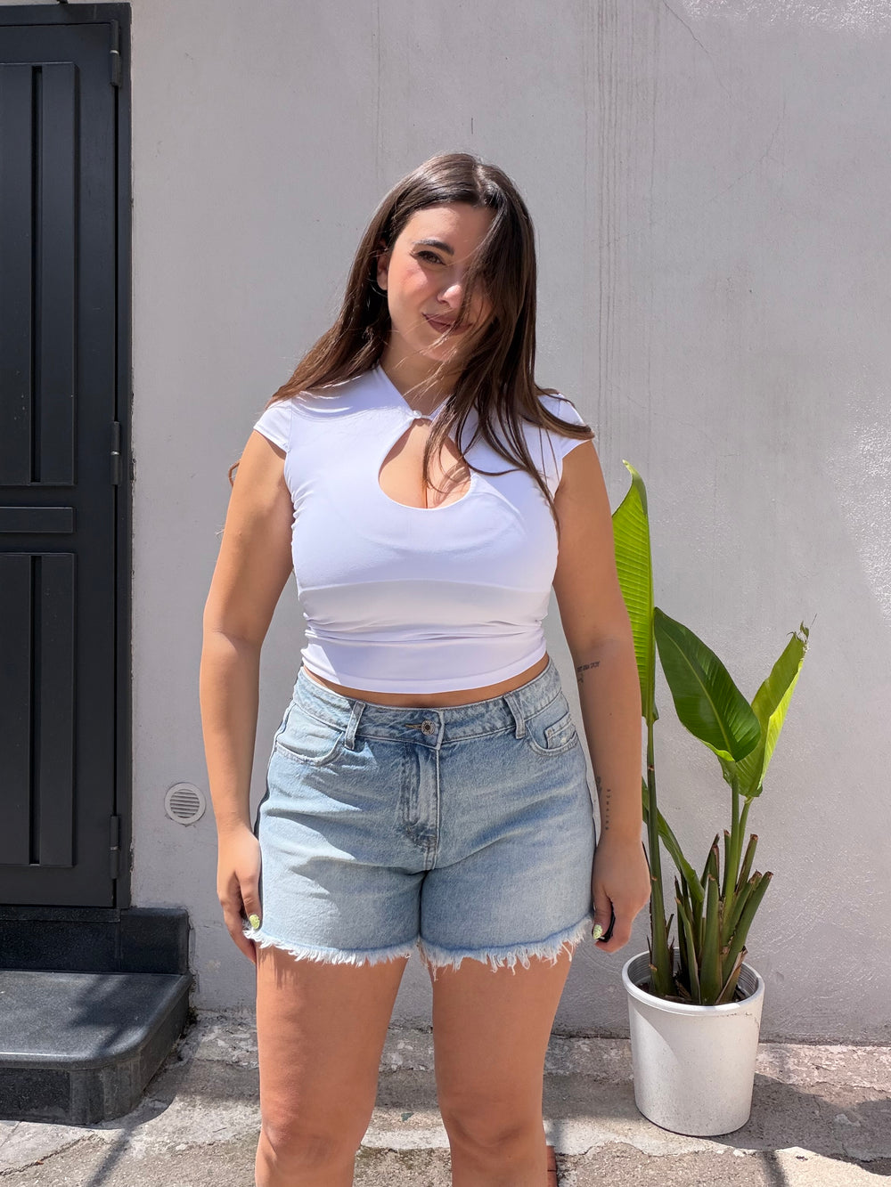Maglia goccia bianca