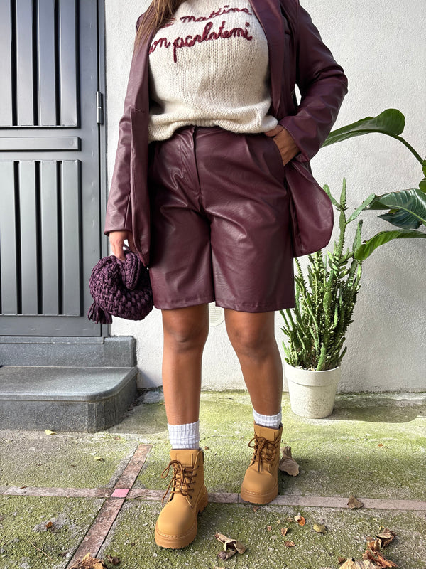 Coordinato Ambra Bordeaux