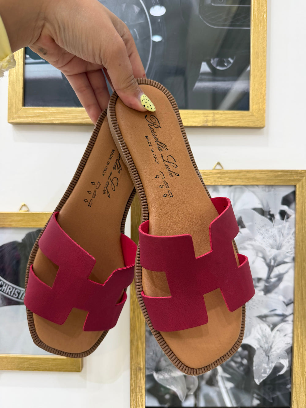 PRE ORDINE (4/5GG) Ciabattina Summer Rosso