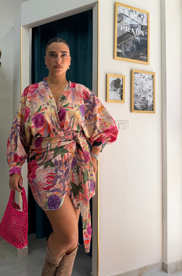 Abito Panama Fucsia