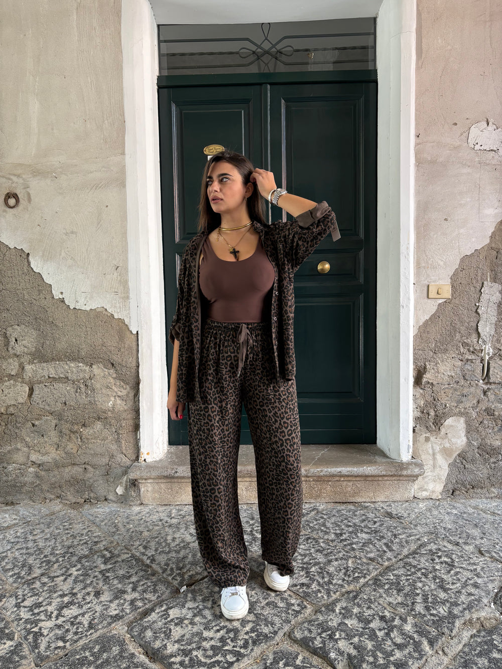 Coordinato Comfy Leopard