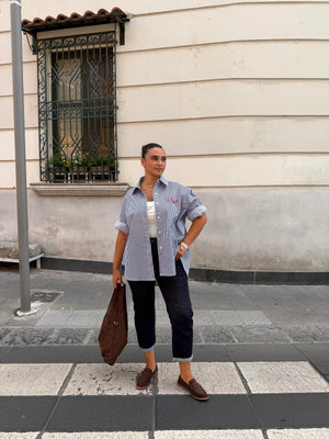 Jeans MomFit scuro