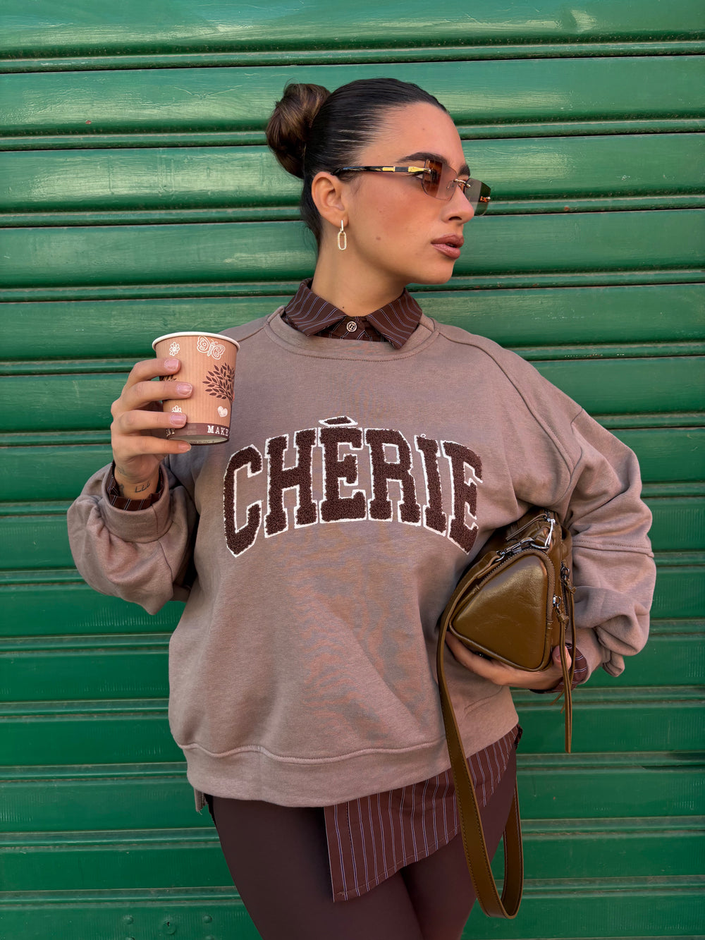 Felpa Chèrie Tortora