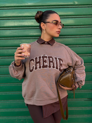 Felpa Chèrie Tortora