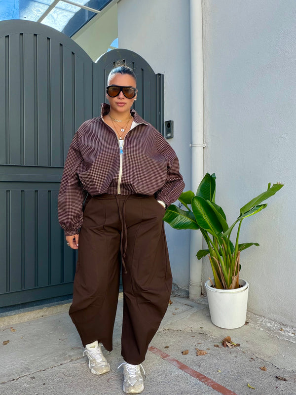 Pantalone Ballon Marrone