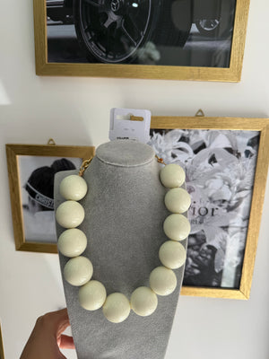 Collana Perla Beige