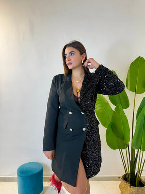 Abito giacca Nero Christmas