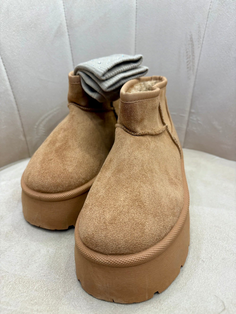 Mini Stivaletti Cammello