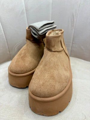 Mini Stivaletti Cammello