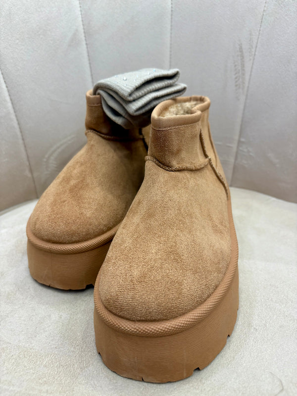 Mini Stivaletti Cammello