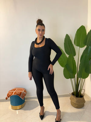 Leggins in lycra Nero
