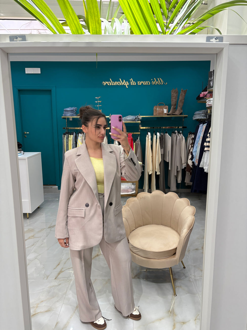 Tailleur Office Sabbia