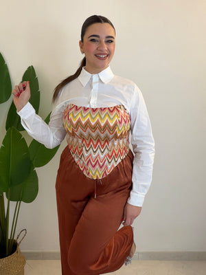 Pantalone Satin Coccio