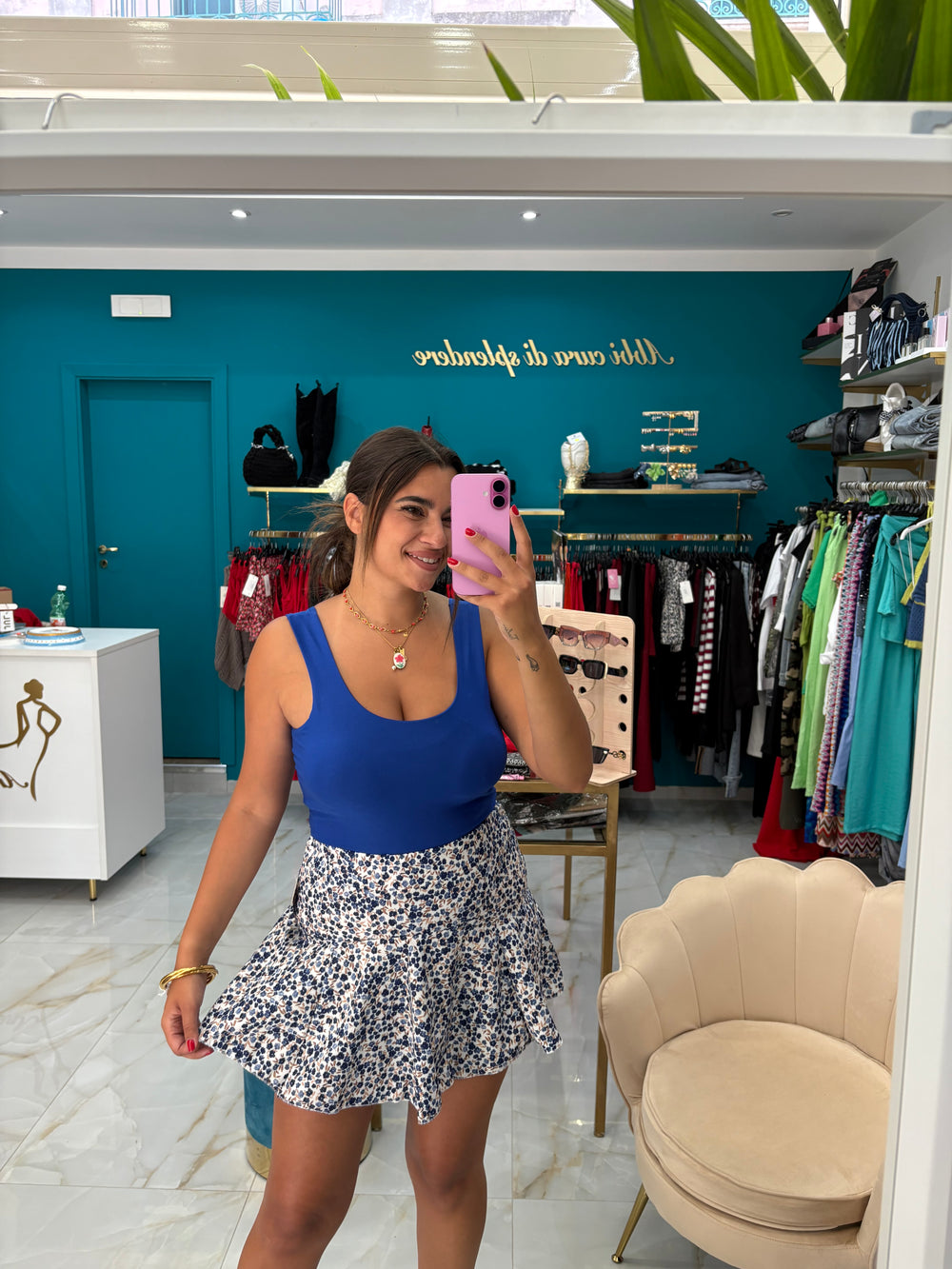 Pantagonna Floris Blu