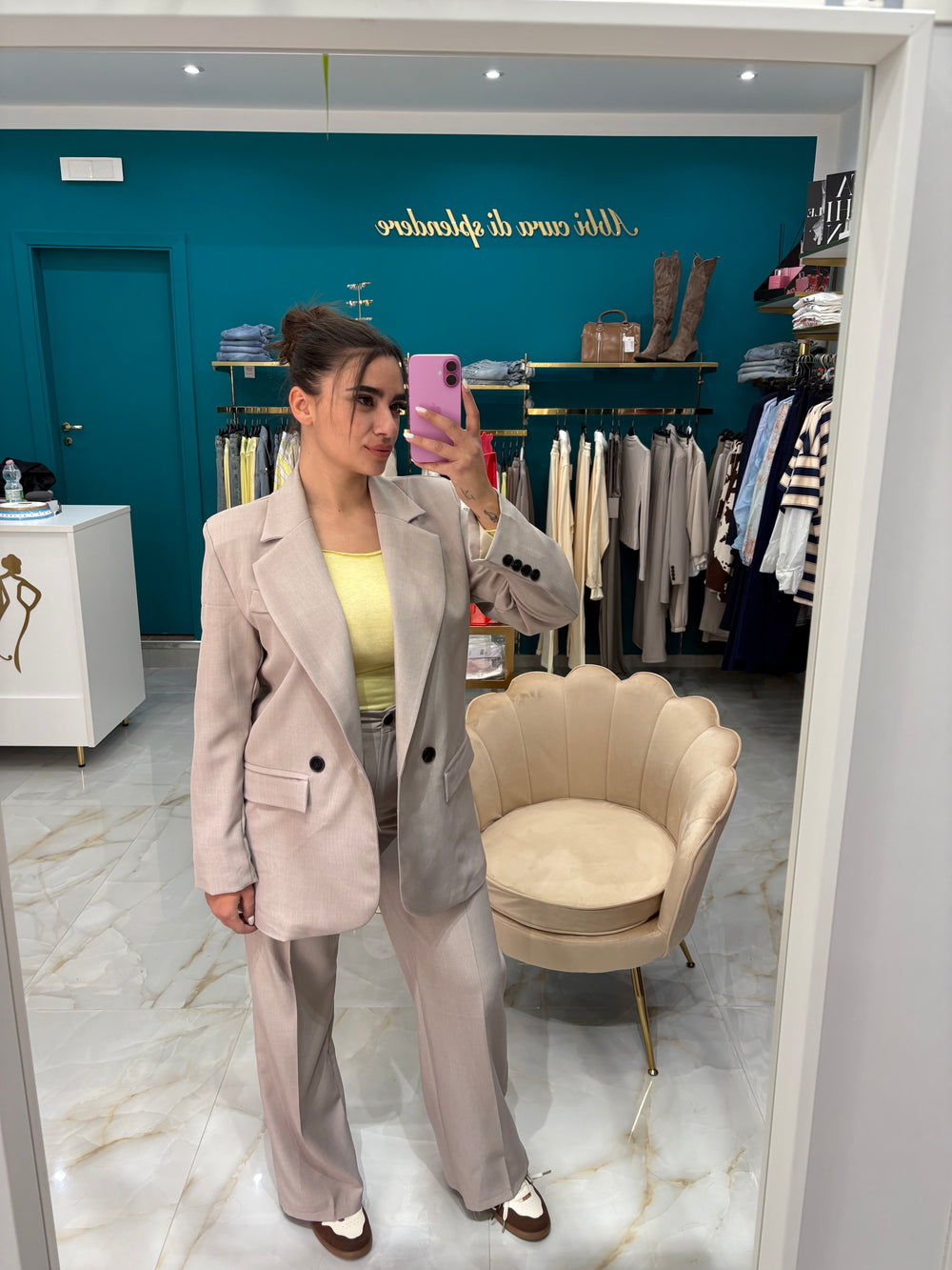 Tailleur Office Sabbia