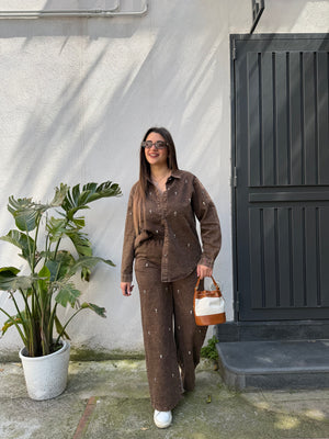 Coordinato Spring Marrone