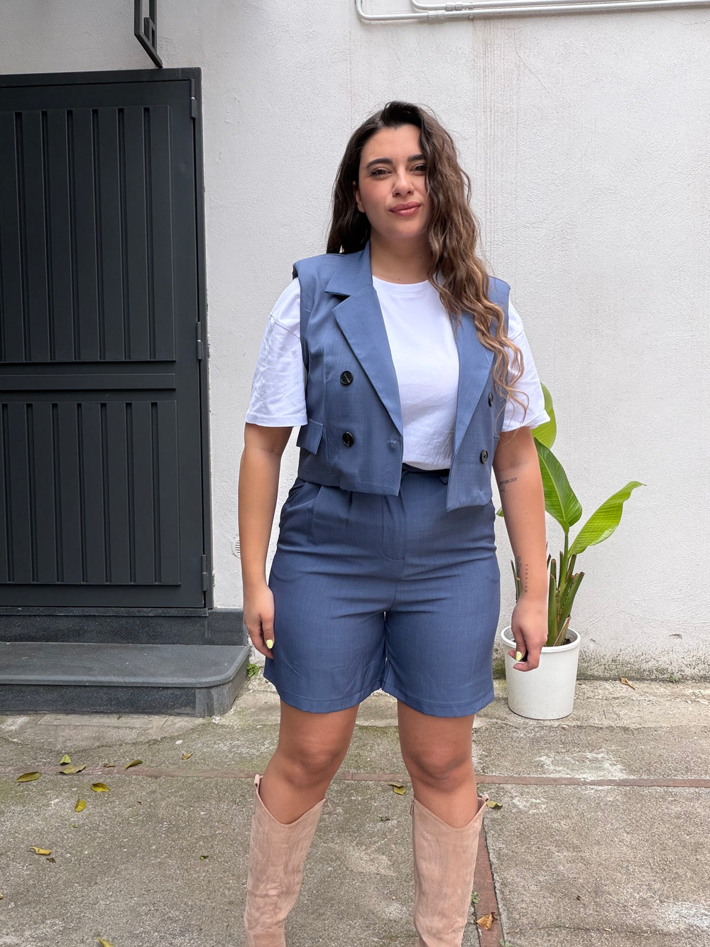 Coordinato Cami Blu Jeans