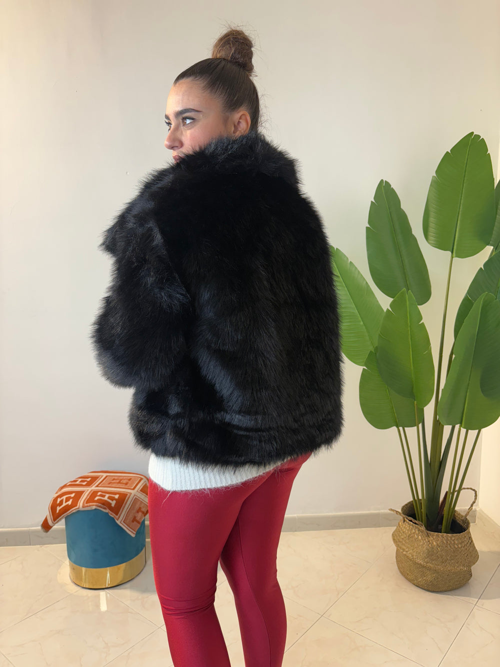 Pelliccia Vienna nera