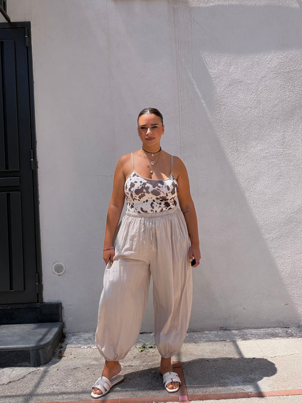 Pantalone Ballon Beige