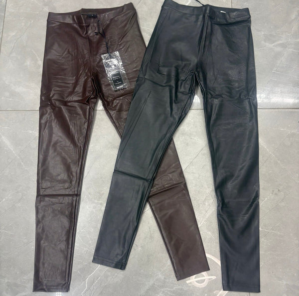Leggins Ecopelle Felpato