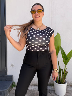 Maglia Pois Nera
