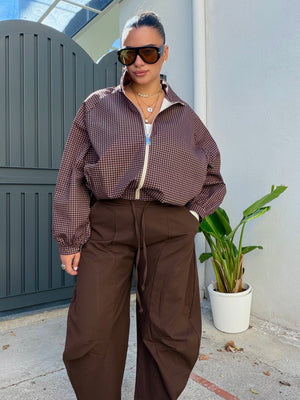 Pantalone Ballon Marrone