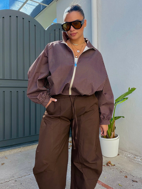Pantalone Ballon Marrone