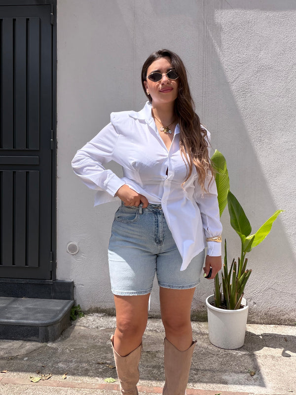 Camicia Heart Bianca