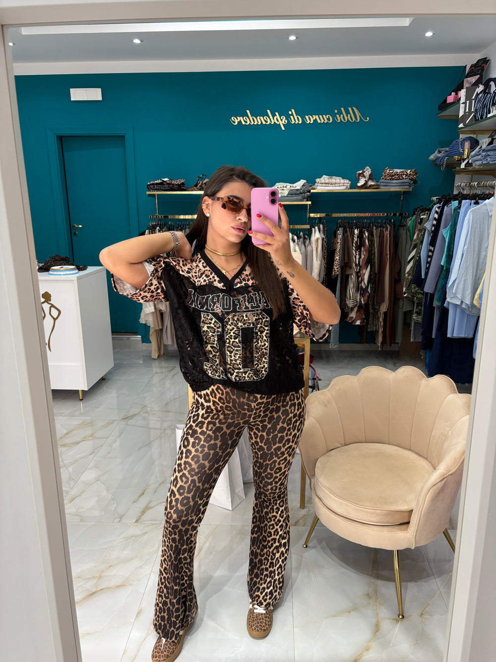Panta Leggins Leopardato