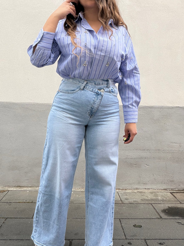 Jeans Trasvers Chiaro